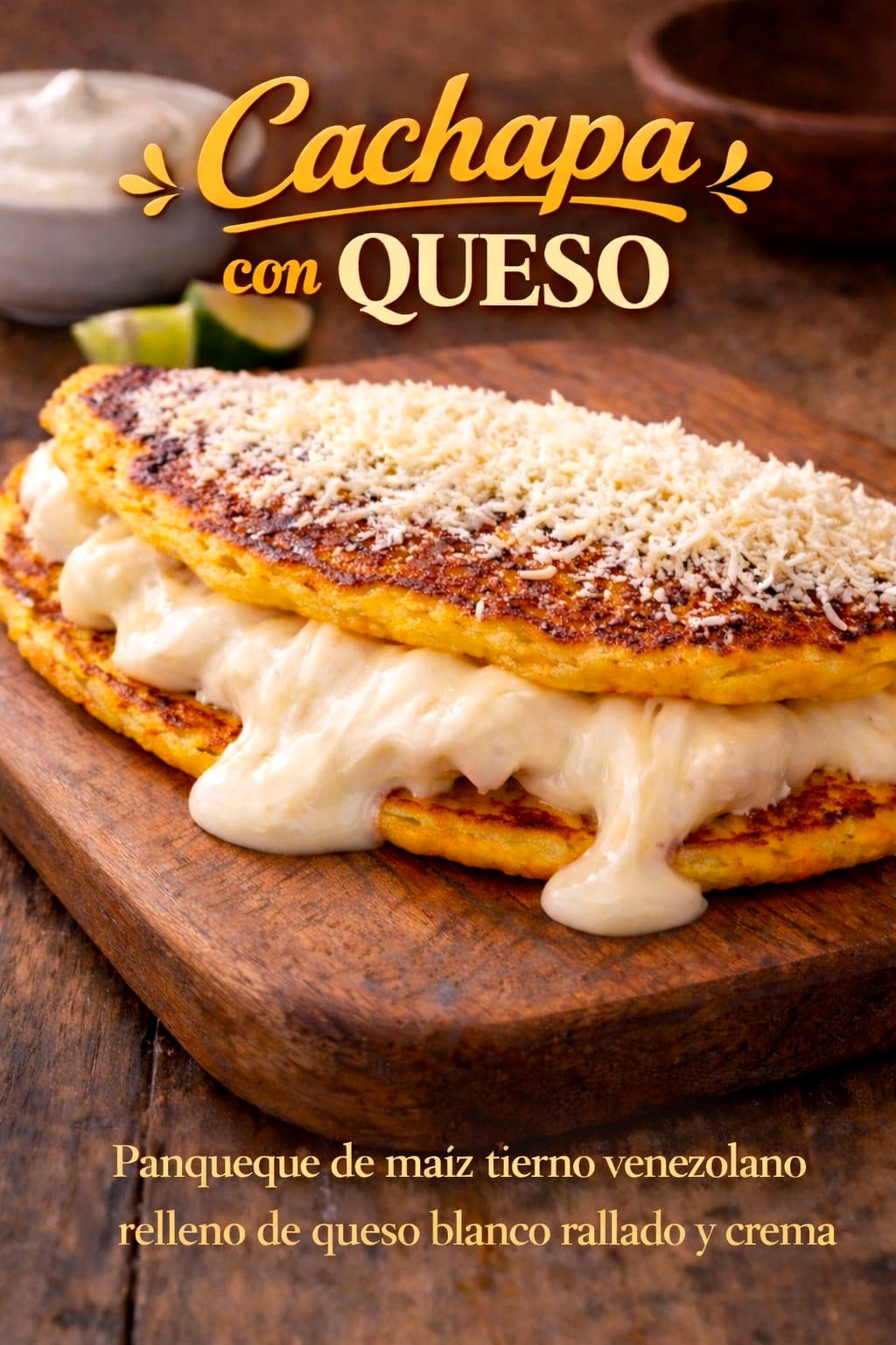 Cachapa con queso